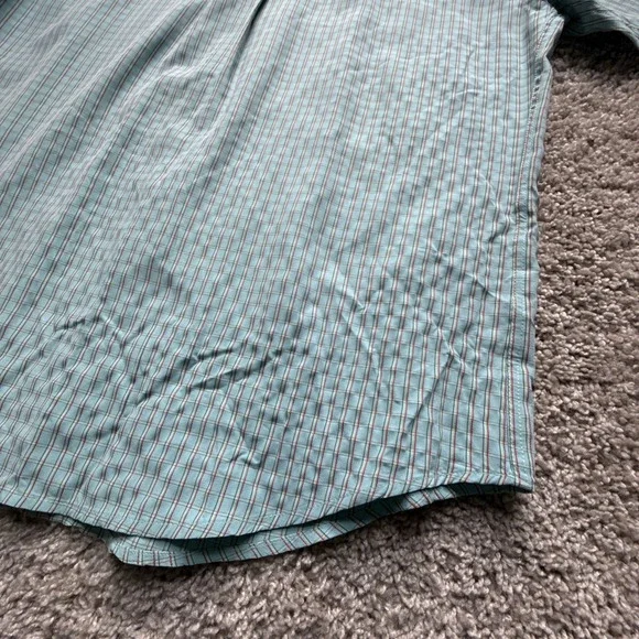 Bugatchi UOMO Button Up Men's SZ XL Short Sleeve Rayon Blend Pocket - Picture 9 of 10